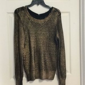 New Black and gold Bebe sweater